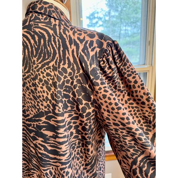 Vintage 1980’s Jordan Cheetah Print Top - Picture 7 of 8